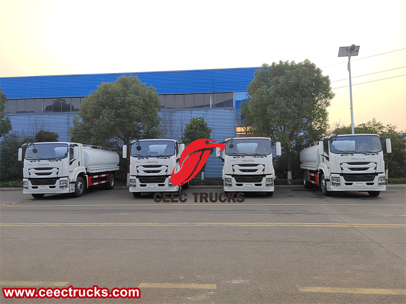 4 units Isuzu GIGA fresh water truck