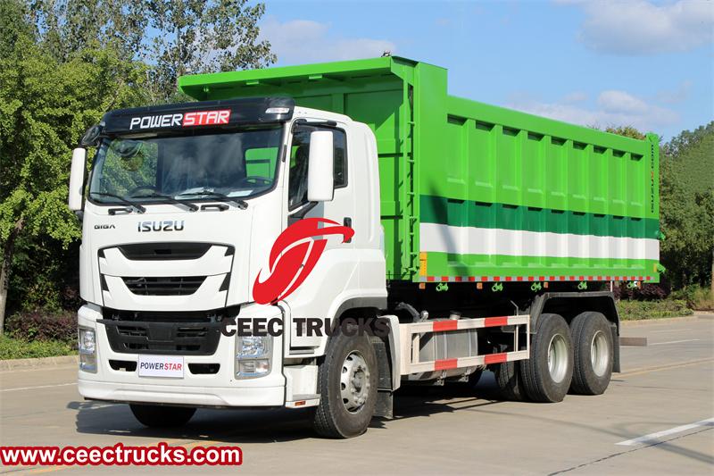 ISUZU 6WG1 420HP Middle Lifting Dump Truck