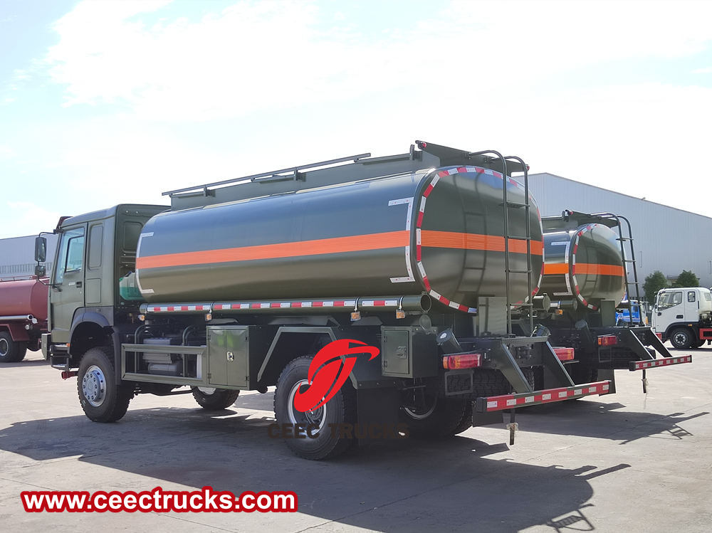 Howo mobile fuel bowser truck