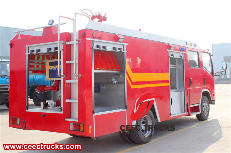 Isuzu 700P 4x2 5 tons fire rescue truck