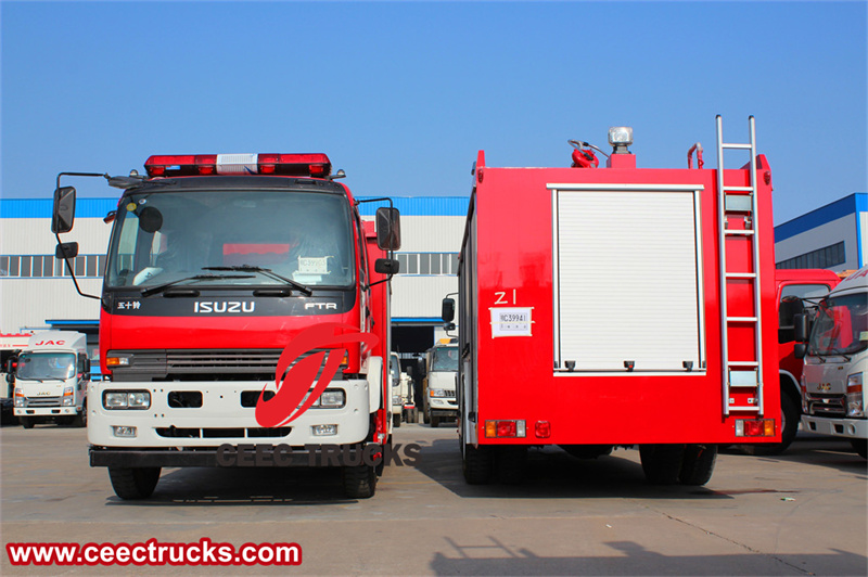 Isuzu FTR water fire truck