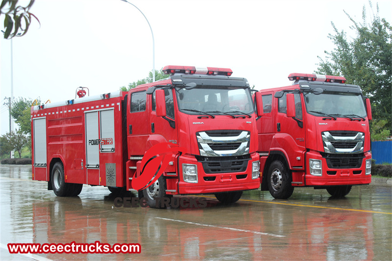  Isuzu GIGA 4x4 water tender fire truck