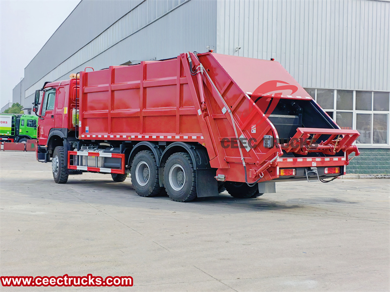 CEEC exporting refuse compactor truck