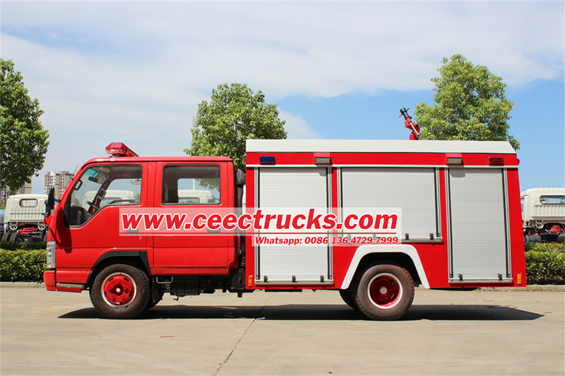 ISUZU NKR water & nitrogen gas fire truck