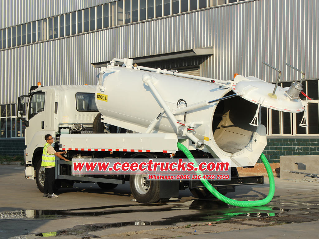 Brand new ISUZU sewer vacuum truck for sale