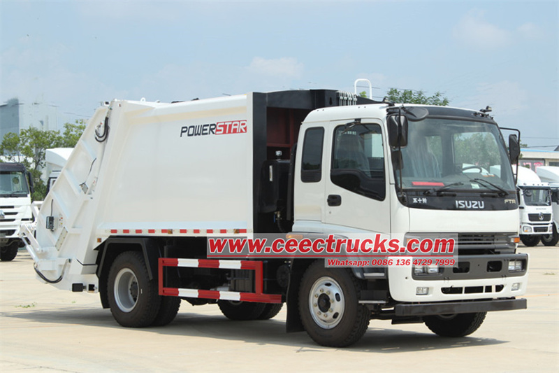 ISUZU FTR garbage compactor truck