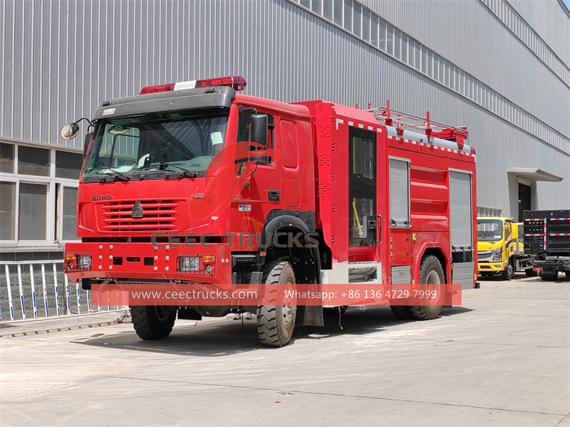 Howo 4x4 fire fighting truck