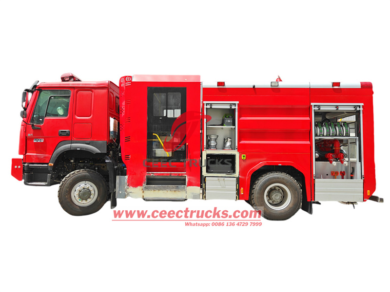 HOWO foam pumper fire truck