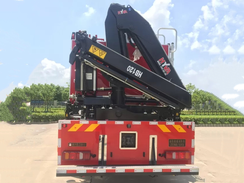 Howo 4x2 emergency lighting fire truck