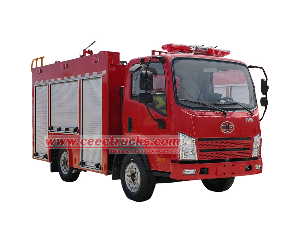 FAW 3,000 liters industrial fire pumper (1)
