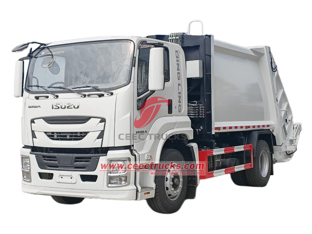 Isuzu GIGA 4X 10cbm rear loader compactor truck