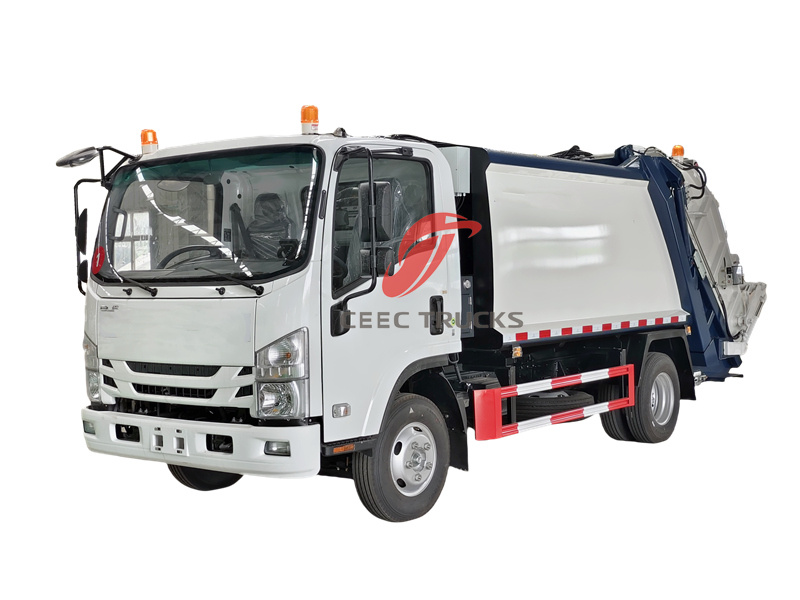 ISUZU NPR garbage compactor truck