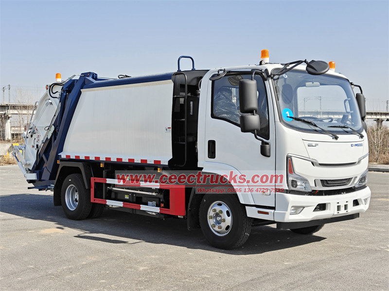 ISUZU EVM600 rear loader compactor truck