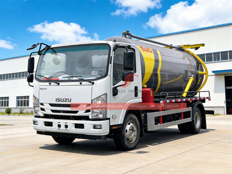 Howo 4x2 light sewage tank truck