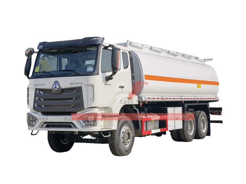 Howo 25000L fuel tank truck