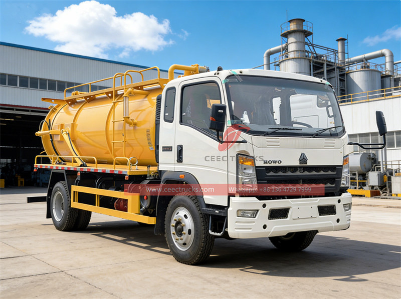 Howo 4x2 light sewage tank truck