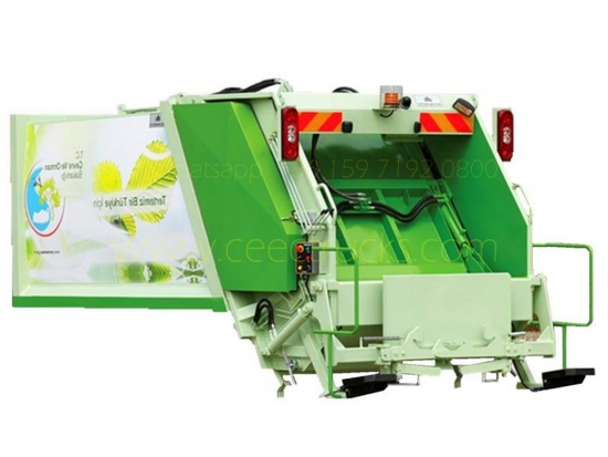 european standard 12000 liters garbage compressed truck superstructure