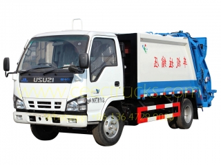 isuzu 5000л мусор сжатый автомобиль