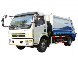 грузовик уплотнитель мусора dongfeng 7cbm горячая продажа