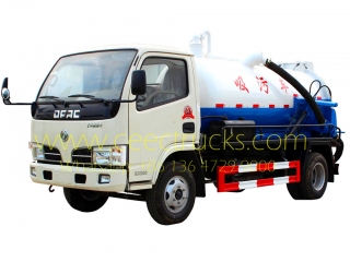 вакуумный грузовик dongfeng 4000 л на продажу
