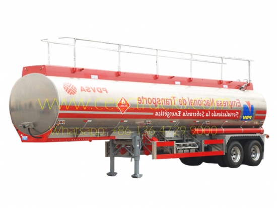 2018 designed 40cbm Fuel Tanker Trailer for sale