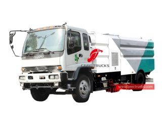 Исузу смеситель 12cbm для подметально-уборочных машин и мойка грузовиков