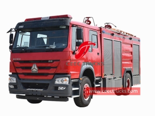  HOWO 4 × 2 пожарная машина