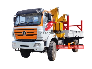  6.3 тонны XCMG кран на основе Beiben RHD 4 × 4 грузовик