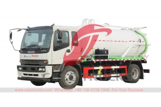 Вакуумный всасывающий грузовик ISUZU FTR экспорт в Африку