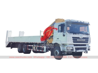 
     Изготовленный на заказ большегрузный грузовик Shacman 6 × 4 с краном XCMG
    