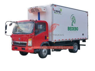 Грузовой фургон-рефрижератор HOWO 5 тонн, производство Китай
