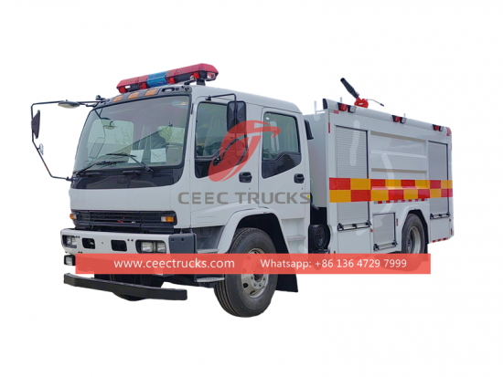 Isuzu FTR 8CBM fire fighting truck with factory direct sale