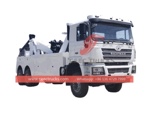 Shacman 10-колесный дорожный эвакуатор 20-тонный грузовик экспортируется в Африку