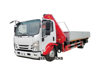 Филиппины Isuzu Knuckle Boom Кран Грузовик с платформой