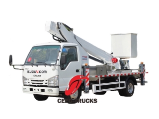 Single Man Basket Manlift Truck Isuzu