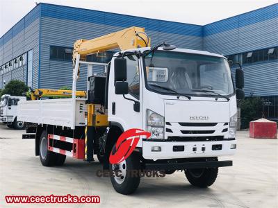 Isuzu 700P 4x4 off road boom crane truck