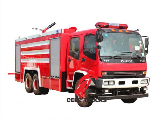 Isuzu FVZ foam pumper fire truck