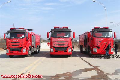 Isuzu heavy duty airport rescue fire truck