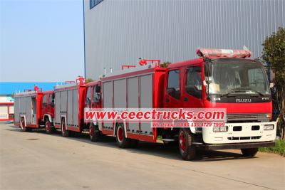 Rescue Fire Truck made by Isuzu FTR chassis