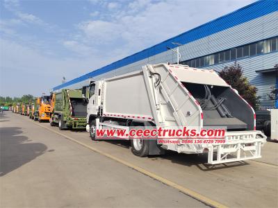 2025 new Isuzu garbage split rear loader