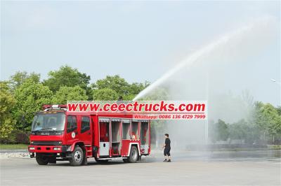 Rescue Fire Truck made by Isuzu FTR chassis