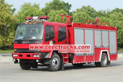 Rescue Fire Truck made by Isuzu FTR chassis