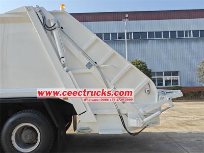 Howo 6x4 automatic refuse garbage compactor truck