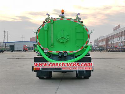 Isuzu FVR sludge vacuum pump tanker truck