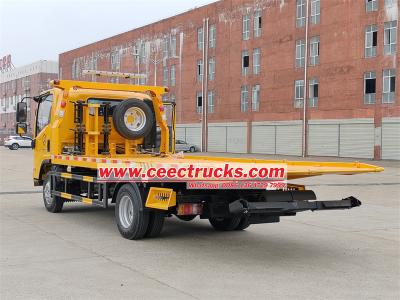 Isuzu ELF 5 Ton recovery crane flatbed road rescue truck