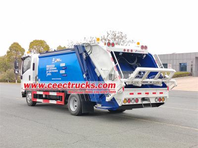 Isuzu 10 cbm automatic rear loader garbage truck