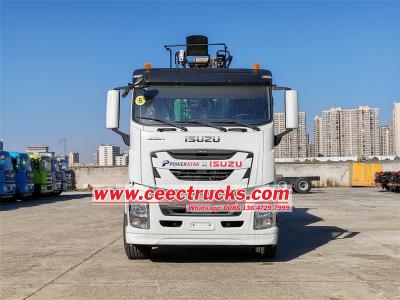 Isuzu 18 T hook lift garbage loader with hydraulic crane