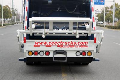 Isuzu ELF automatic rear loader garbage truck