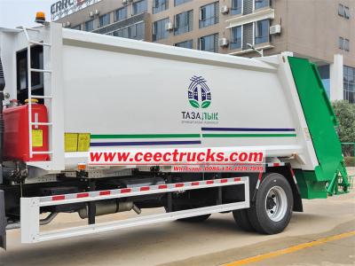 2025 new FAW 4x2 10CBM rear loader garbage truck