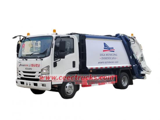 2025 year Isuzu 10 cbm mobile compactor truck